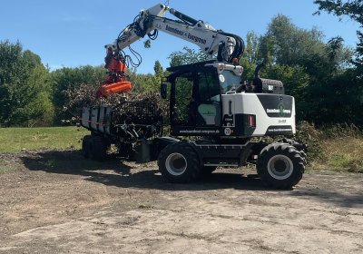 Hydrema mit Rückeanhänger (4)